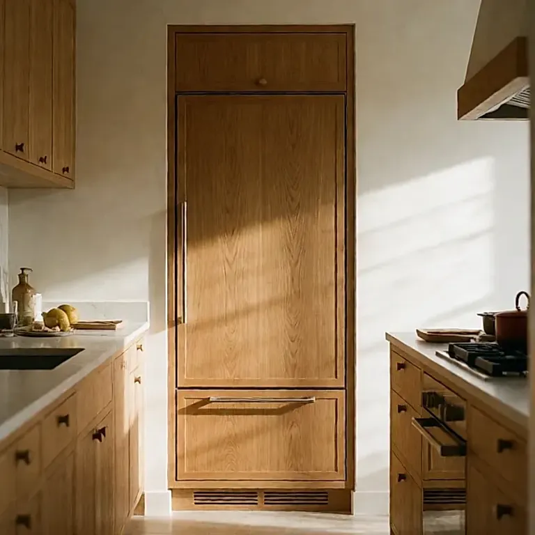 Réfrigérateur encastrable plus haut : repenser la niche et la colonne de meubles d'une cuisine