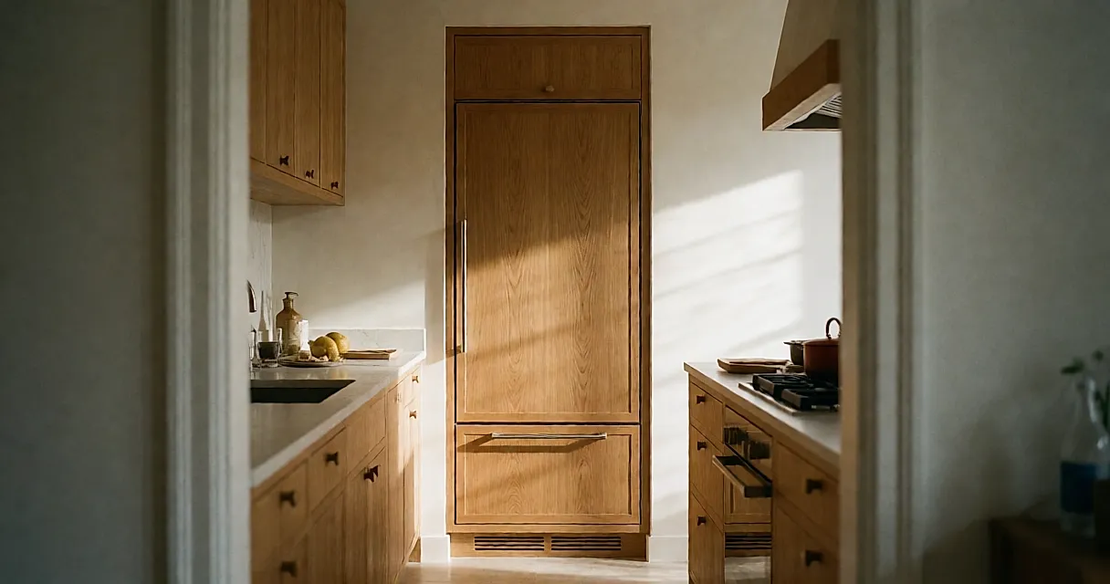 Réfrigérateur encastrable plus haut : repenser la niche et la colonne de meubles d'une cuisine