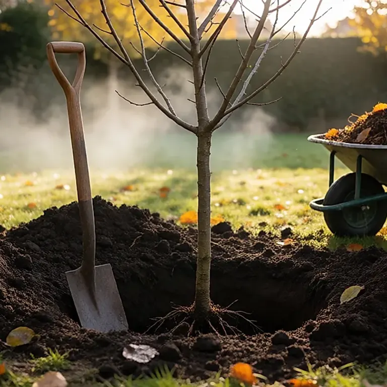 Plantation d'automne : préparer le sol et les racines pour une bonne reprise au printemps