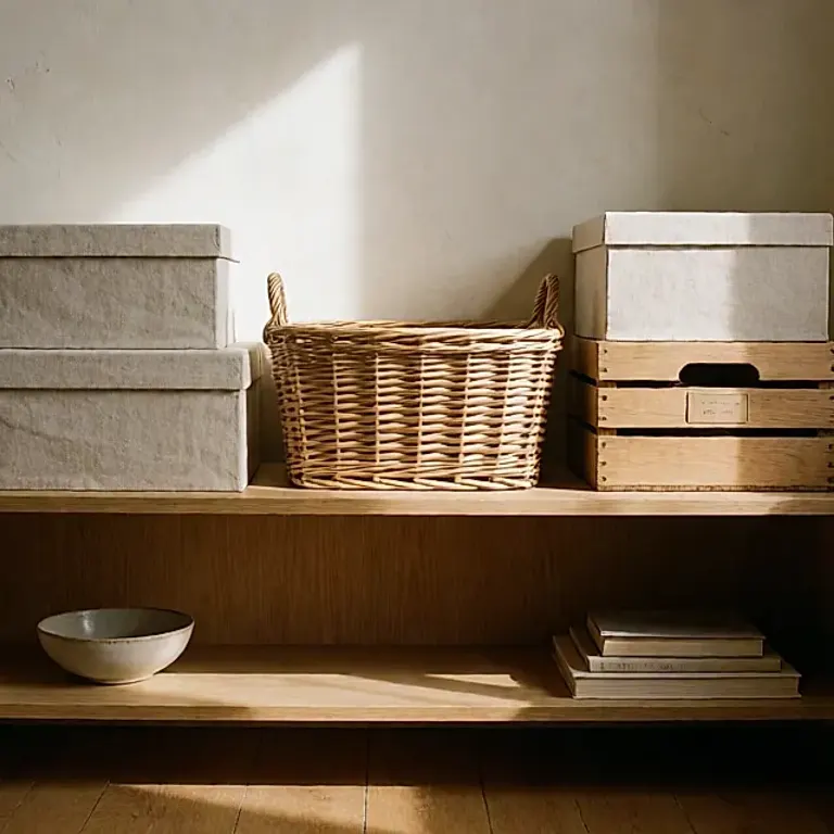 Rangement modulaire : la boîte fermée, pièce maîtresse d'une étagère ordonnée